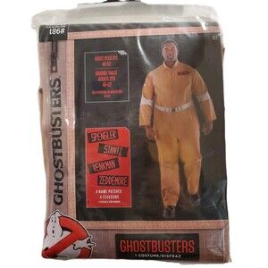 Ghostbusters Costume Adult Plus Size 2XL (48-52) Jumpsuit NEW COSPLAY Xxl